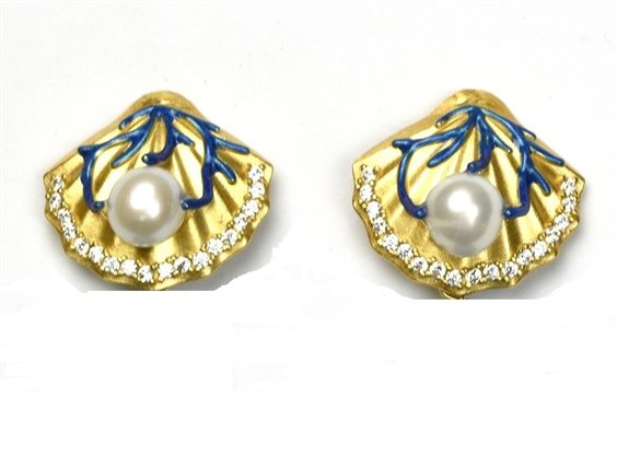 Orecchini Misis Donna THALASSA in Argento Perla OR10452 - OR10452
